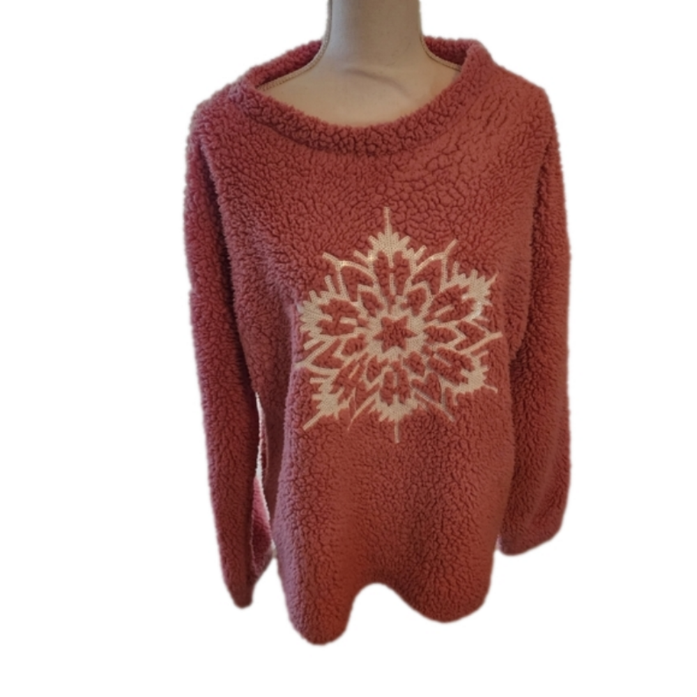Snowflake dusty pink